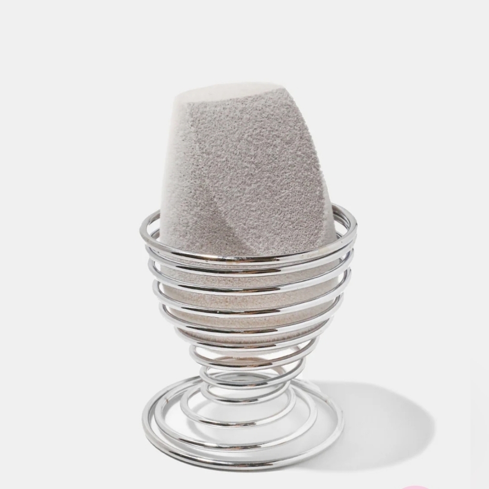 Silver Whirly Beauty Sponge Holder BNIB